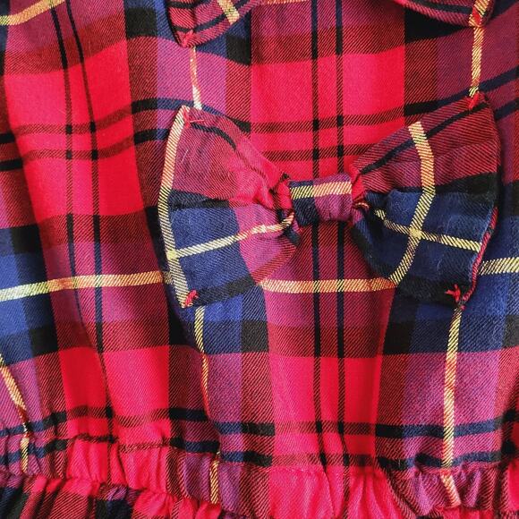Crown & Ivy red plaid dress size 5 - Picture 3 of 5
